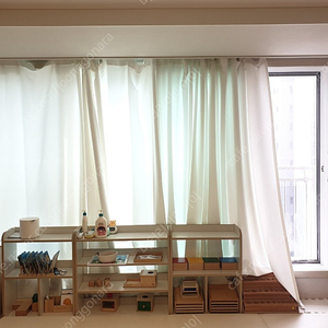 데코뷰 아이보리 암막커튼 암막커텐 2장 일괄