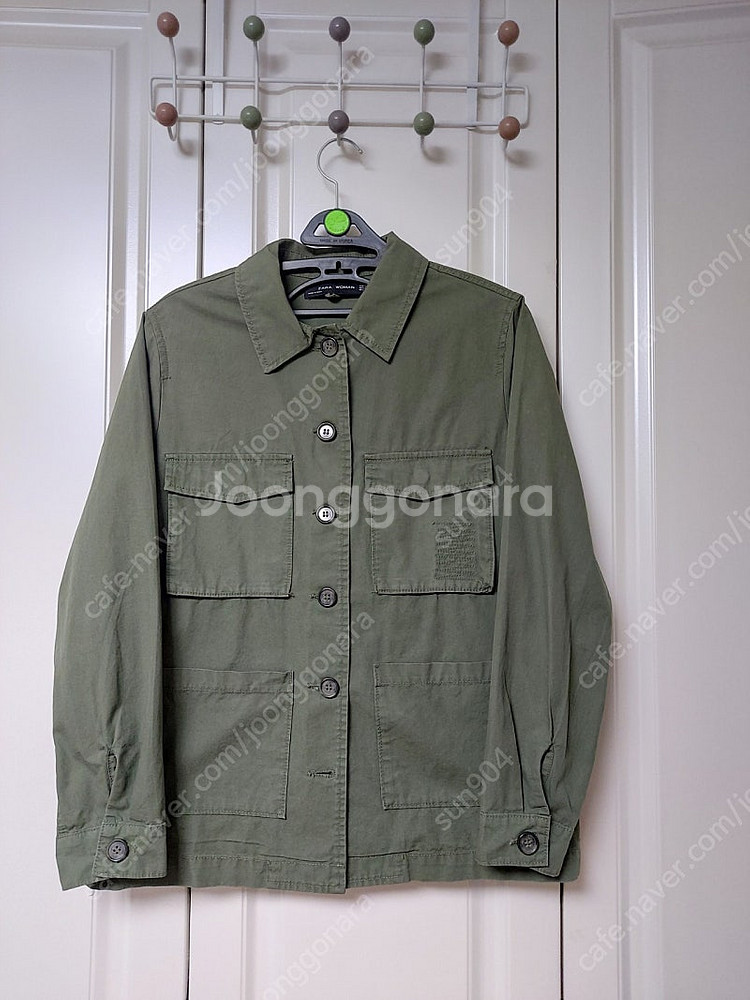 자라 봄가을야상점퍼55. 카키점퍼--0