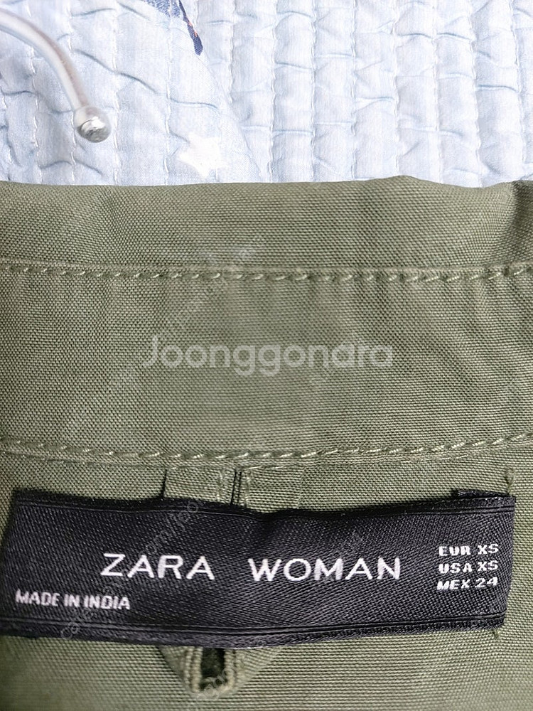 자라 봄가을야상점퍼55. 카키점퍼--6