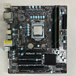 ASRock B75M R2.0 메인보드 보드셋 팝니다