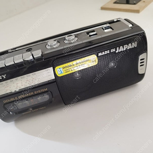 빈티지 룩 소니 CFM-D1J 카세트 라디오