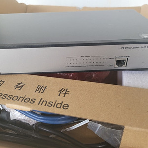 HPE 1620-24G Switch 스위치 JG913A 풀박스 중고판매합니다.