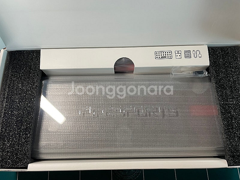 FL-ESPORTS Geo65 딥그레이 풀알루 키보드 팝니다--1