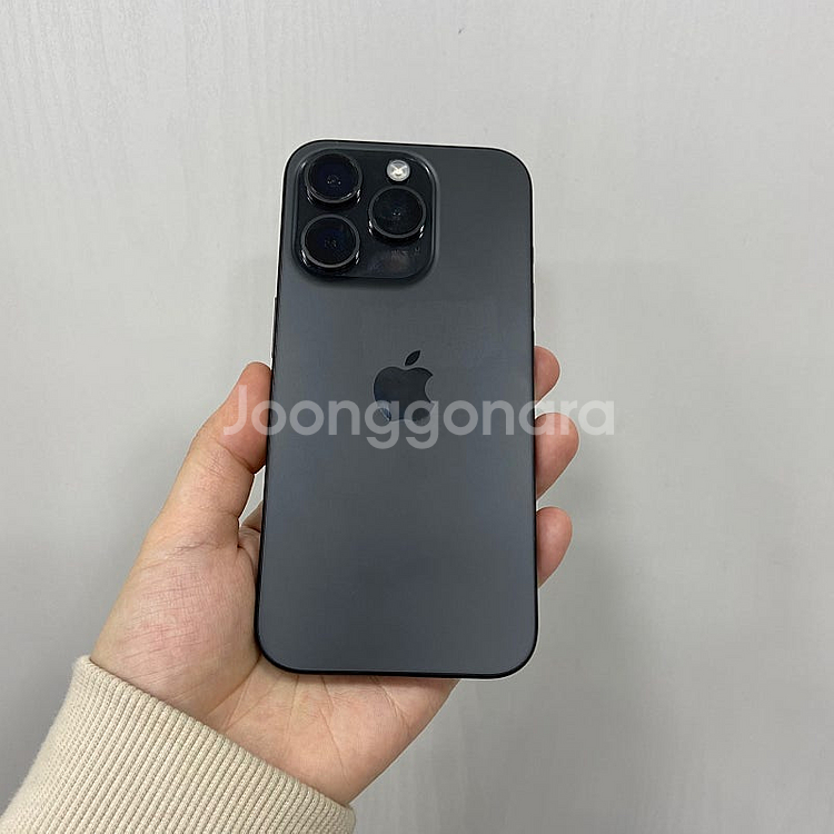 70507 아이폰15프로 블랙티타늄 128GB 부산 중...--2