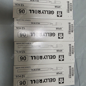 사쿠라 겔리롤 펜 검은색 60개