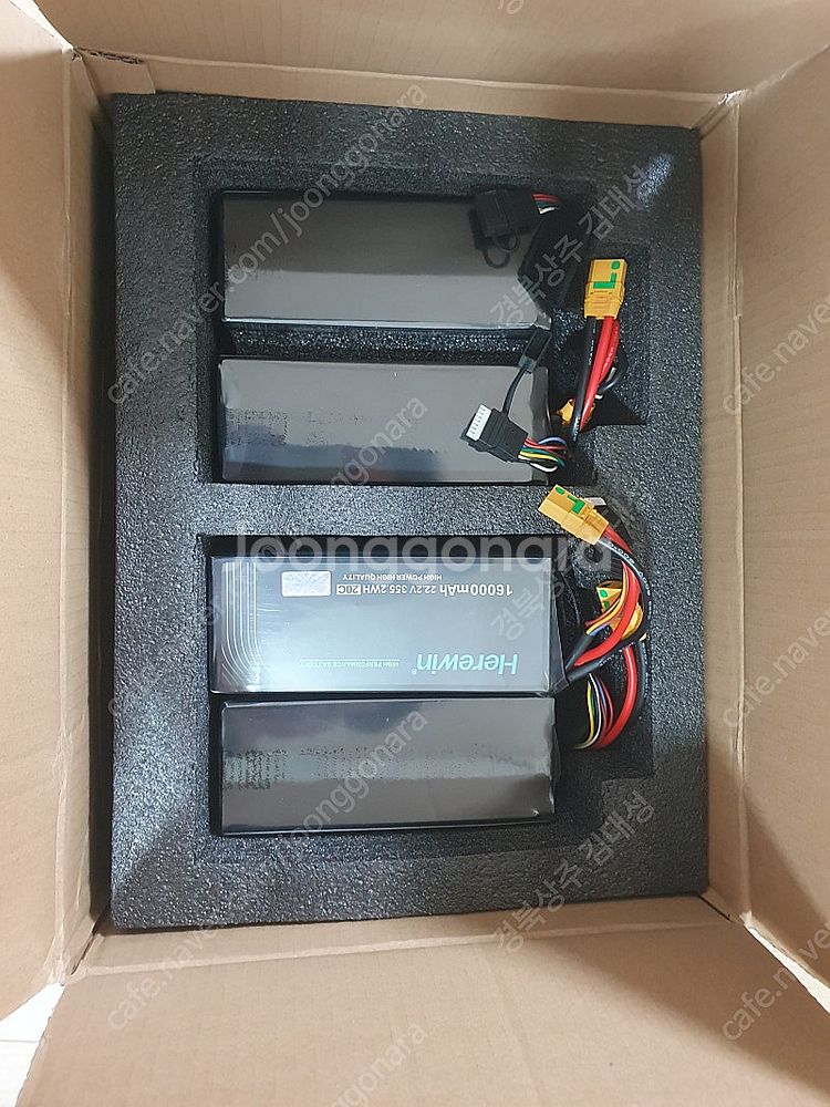 히어원 폴리머배터리 농업용드론배터리 6s 16000ma--3