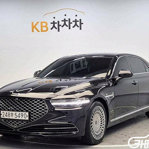[제네시스]G90 3.8 GDI AWD 프리미엄 럭셔리 (5인승) 2021 년 중고차☆전액할부☆중고리스☆첫차☆
