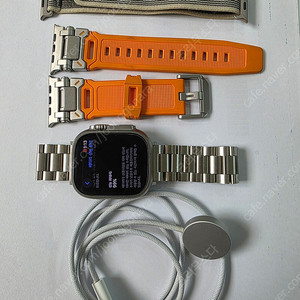 Apple 정품 애플워치 Ultra 49mm GPS+Cellular 티타늄 (MQFV3KH/A) / 2684
