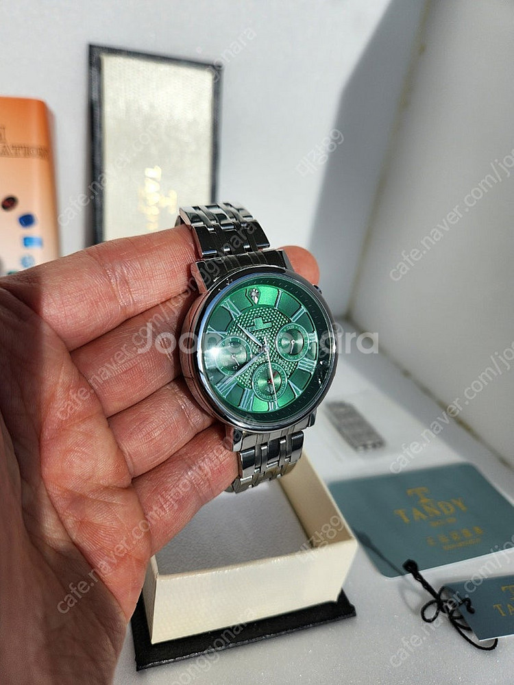 감가 80% 탠디 프린스 다이아몬드 남성 메탈시계--3