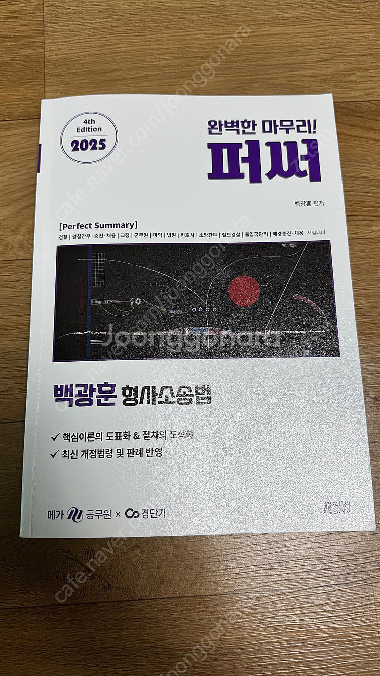 2025 백광훈 퍼펙트 써머리 퍼써 형사소송법--0