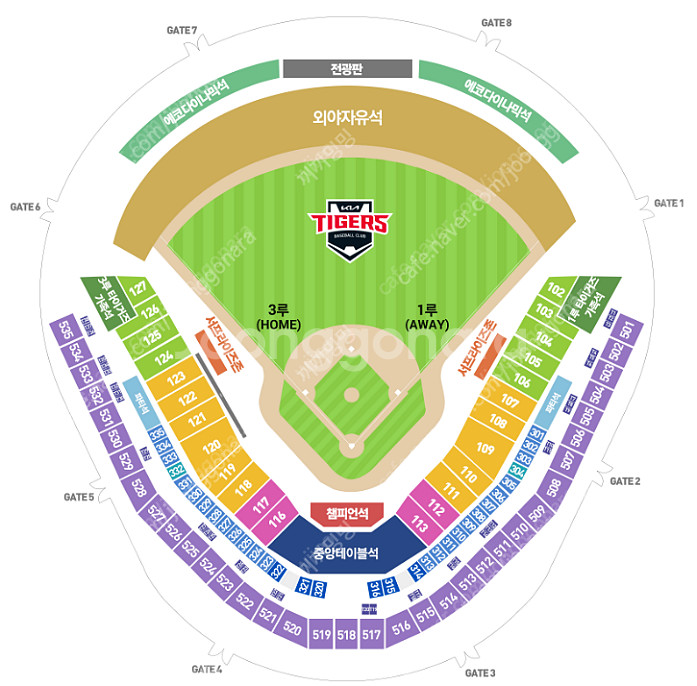 4.27(일) KIA VS LG 3루 k5 2연석 최저...--0