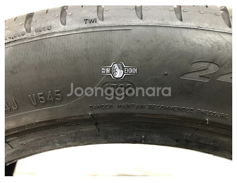중고타이어 피렐리 피제로 올시즌 245/45R18 그랜...--7