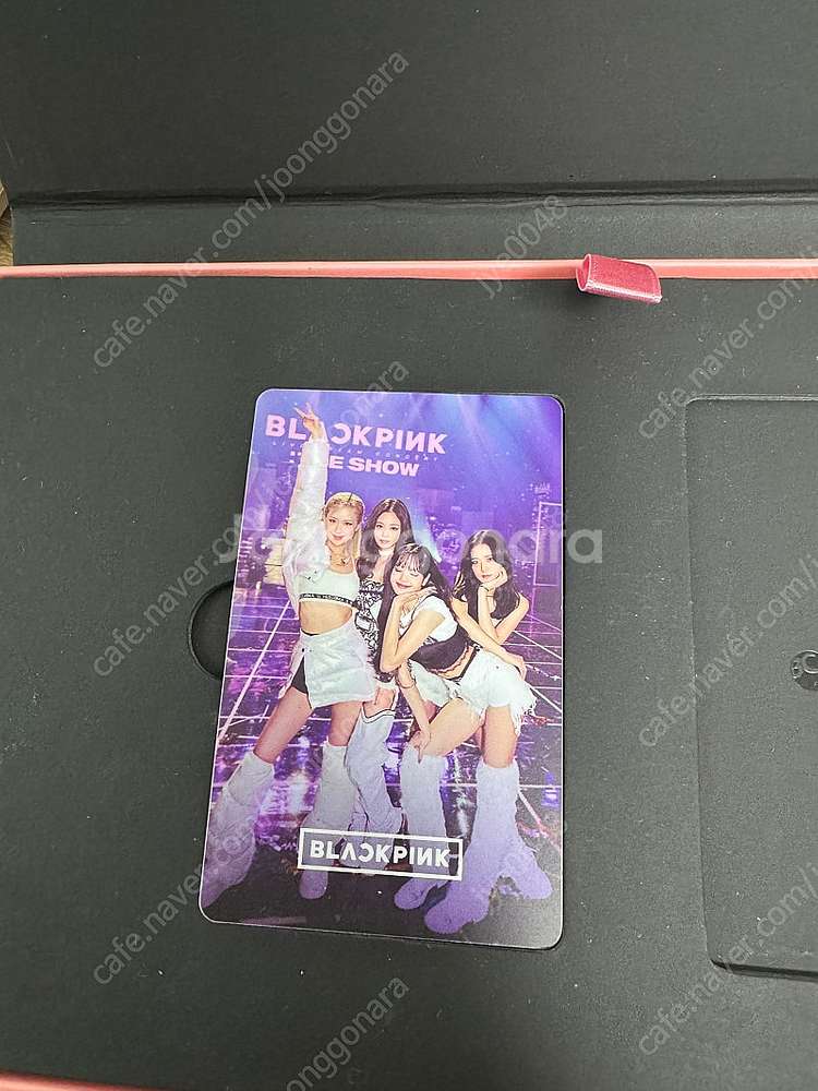 블랙핑크 비씨카드 한정판 싸인카드--1