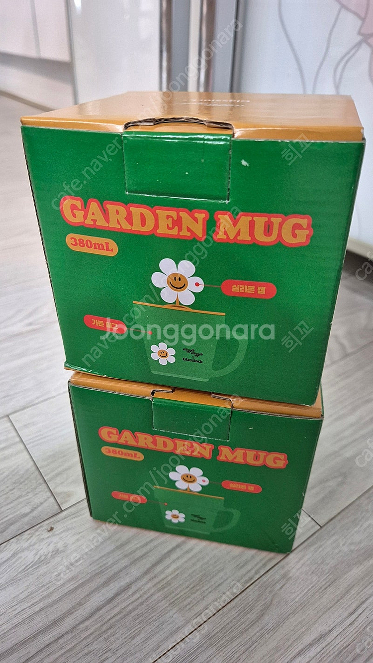 글라스락 위글위글 가든머그 380ml 2개--0
