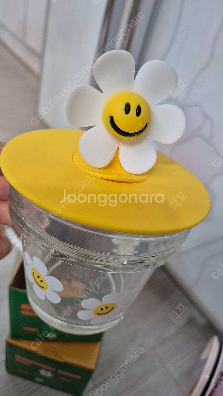 글라스락 위글위글 가든머그 380ml 2개--2