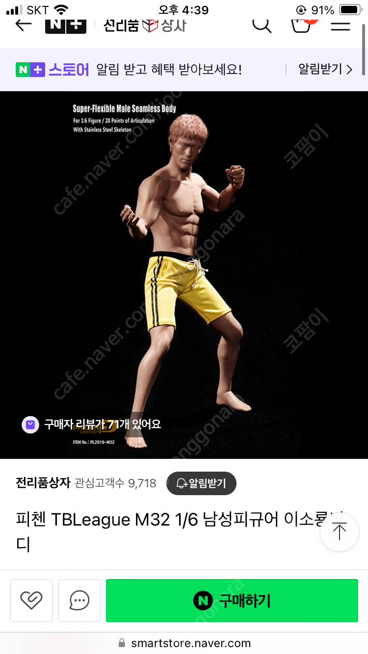 피첸 이소룡 피규어