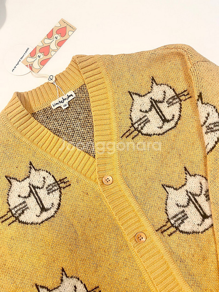 리미떼두두 고양이 캣 가디건 2XL--0