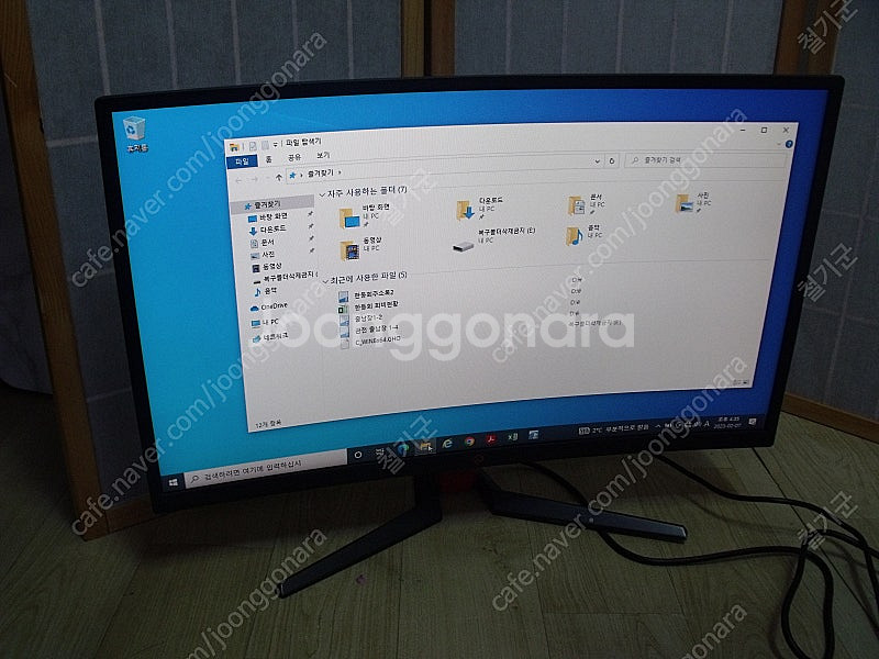 레안텍 LED 커브드 27인치 144HZ 모니터--0