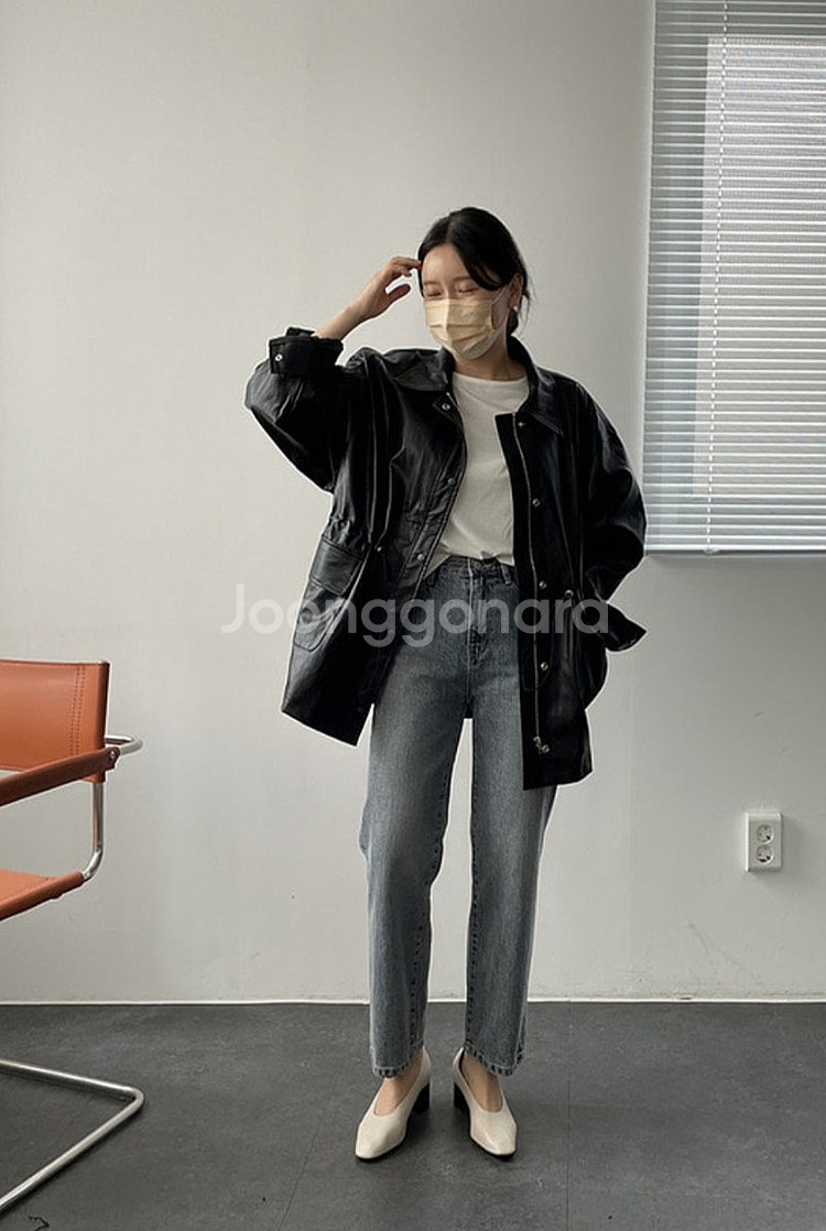 레더자켓 새상품--1