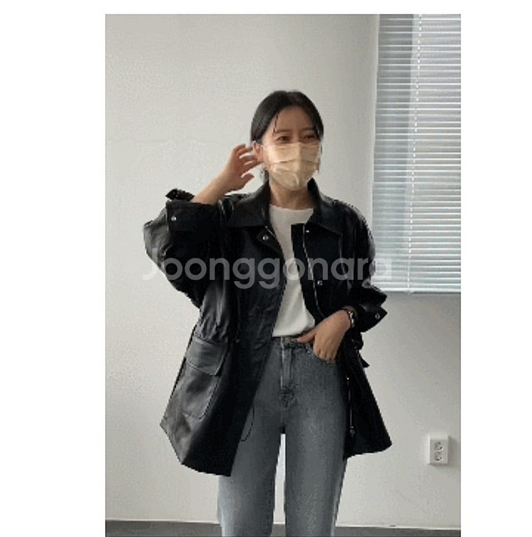 레더자켓 새상품--3