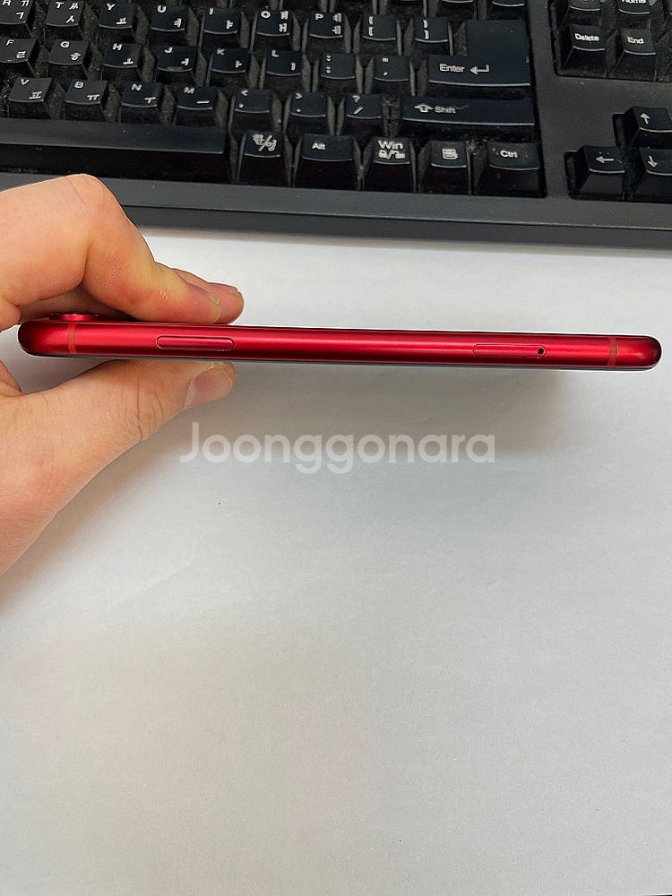 아이폰XR 레드 128GB 배터리89% 상태좋은 중고2...--4