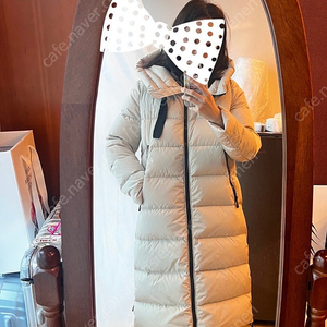 몽클레어 가롯 롱패딩 크림 2사이즈
