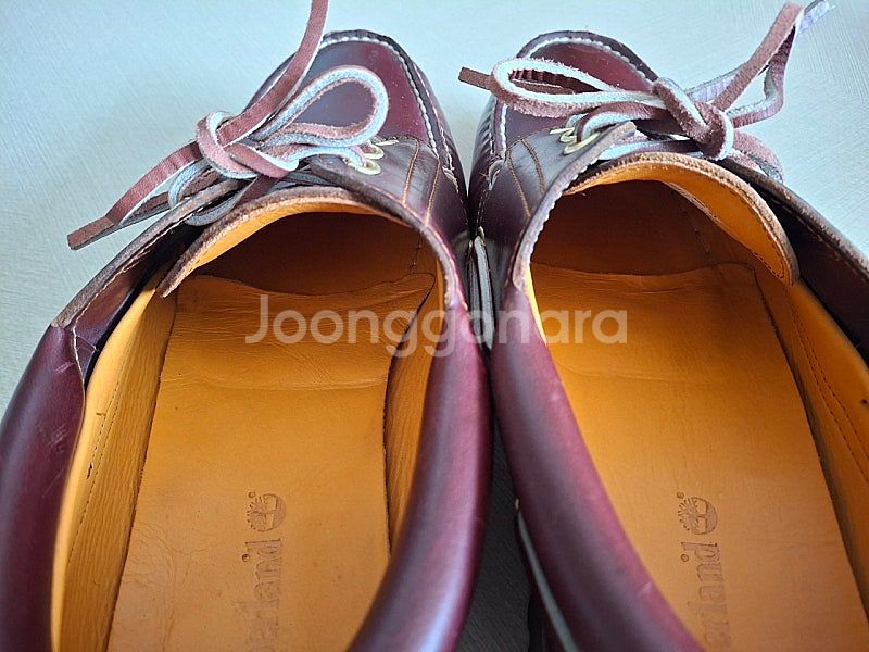 팀버랜드 3아이 버건디 275mm--4