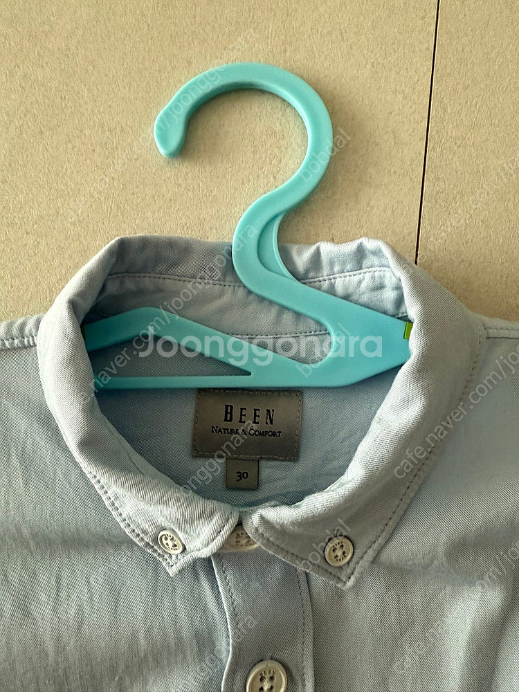 빈 아동복 남아 스카이블루 셔츠 130--2