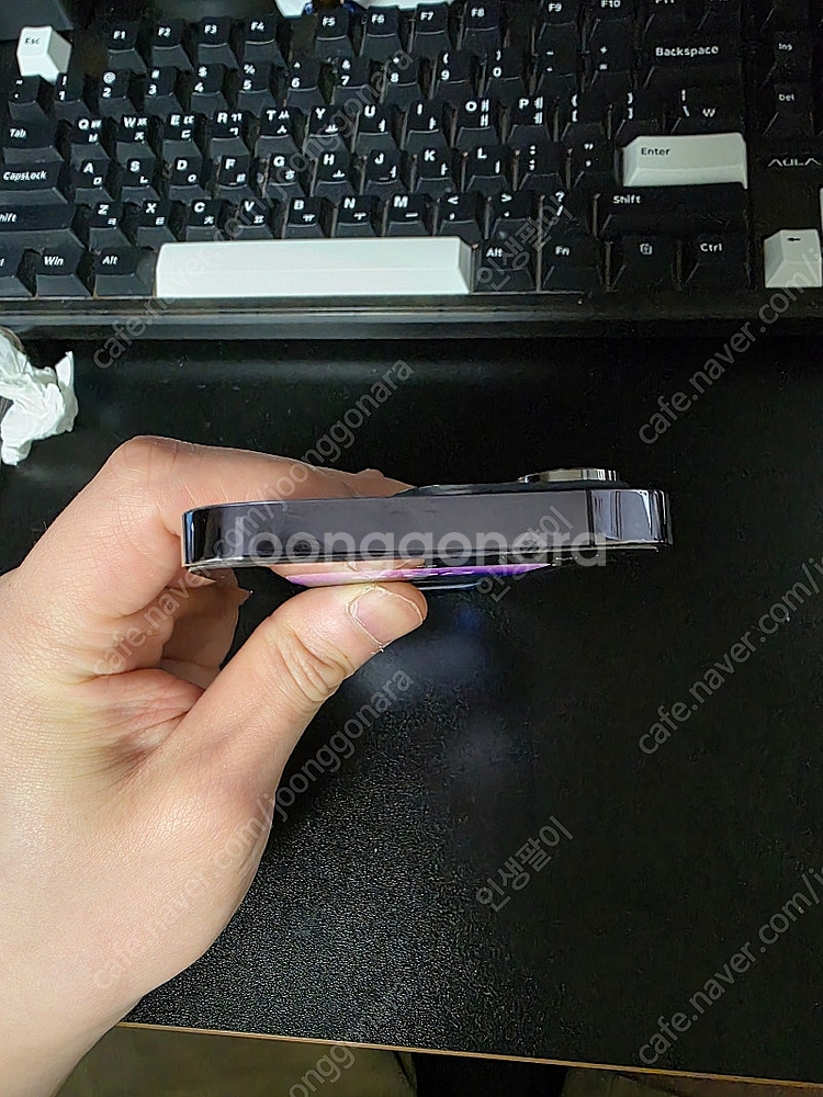 아이폰14pro 퍼플 256g 팝니다--4