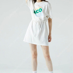 라코스테 원피스 새상품 화이트