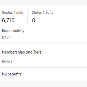 Qantas 콴타스 마일리지 포인트 양도