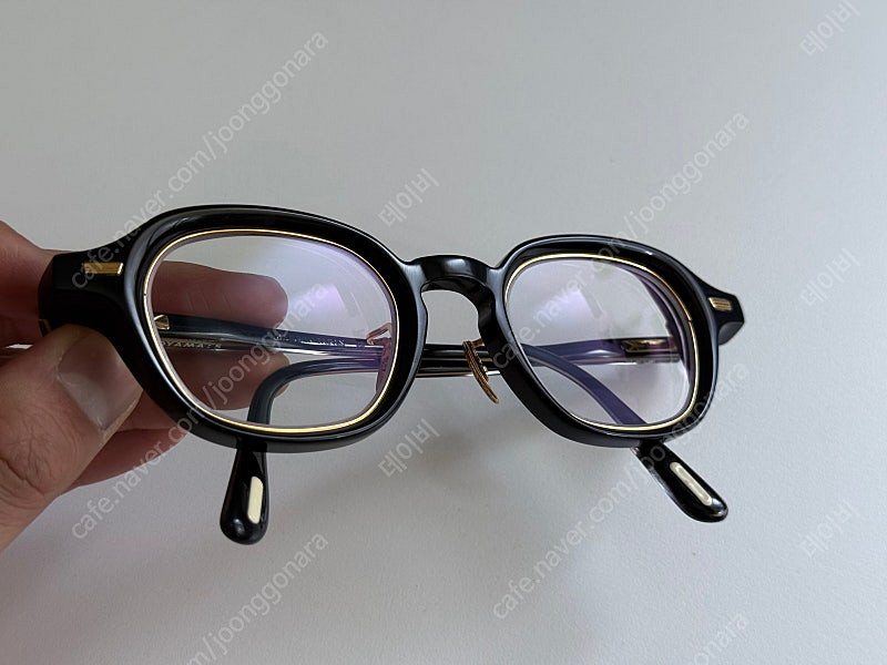 YUICHI TOYAMA.5 BEACON C1 Black Gold 유이치 토야마 비콘 안경 판매 블랙--3