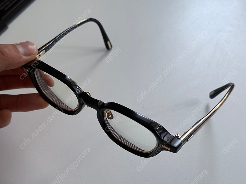 YUICHI TOYAMA.5 BEACON C1 Black Gold 유이치 토야마 비콘 안경 판매 블랙--4