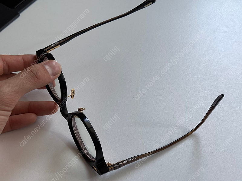 YUICHI TOYAMA.5 BEACON C1 Black Gold 유이치 토야마 비콘 안경 판매 블랙--5