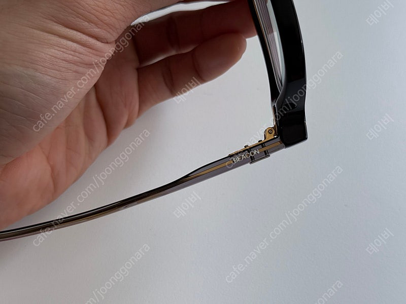 YUICHI TOYAMA.5 BEACON C1 Black Gold 유이치 토야마 비콘 안경 판매 블랙--7