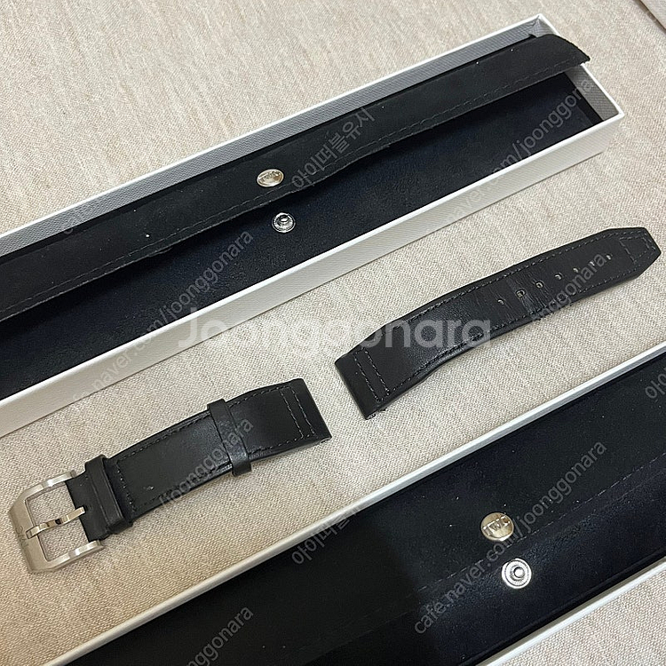 iwc 정품 가죽 스트랩 20mm + 정품 핀버클 판매...--1
