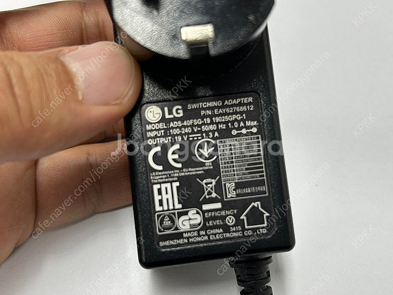 LG 19V 1.3A ADS-40FSG-19 어댑터 택...--3