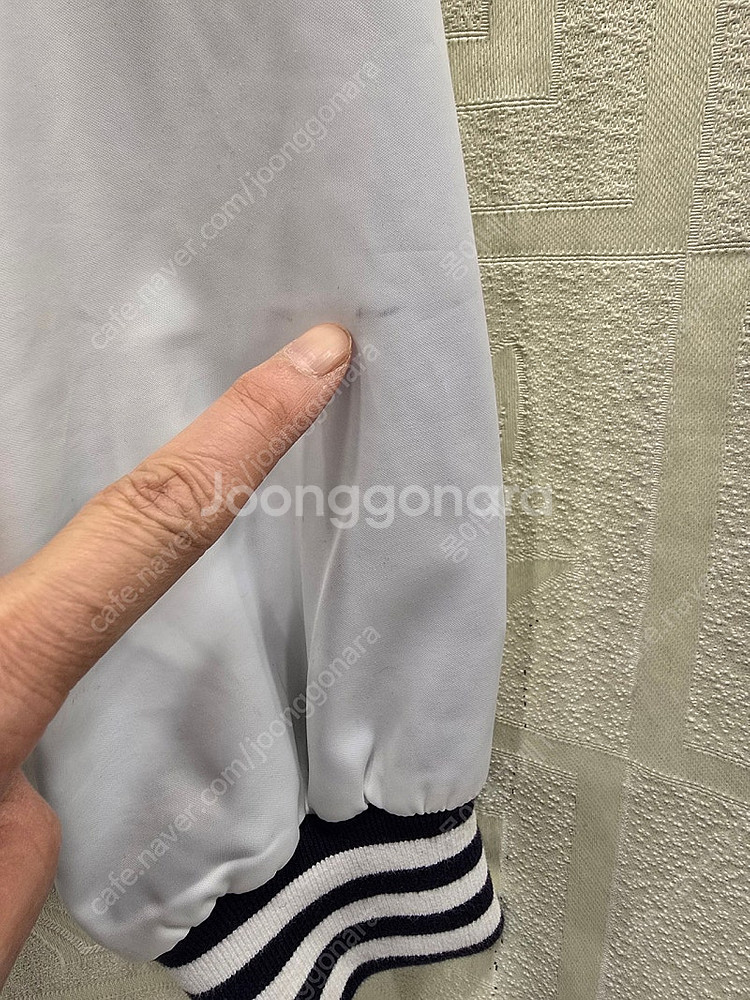 아디다스 퍼렐윌리엄스 플라워자수 바시티자켓 블루종 95...--9