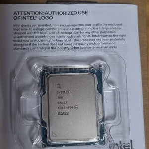 인텔 CPU i3-14100(14세대),CPU 300 (14세대), 정품 쿨러 포함 판매 합니다