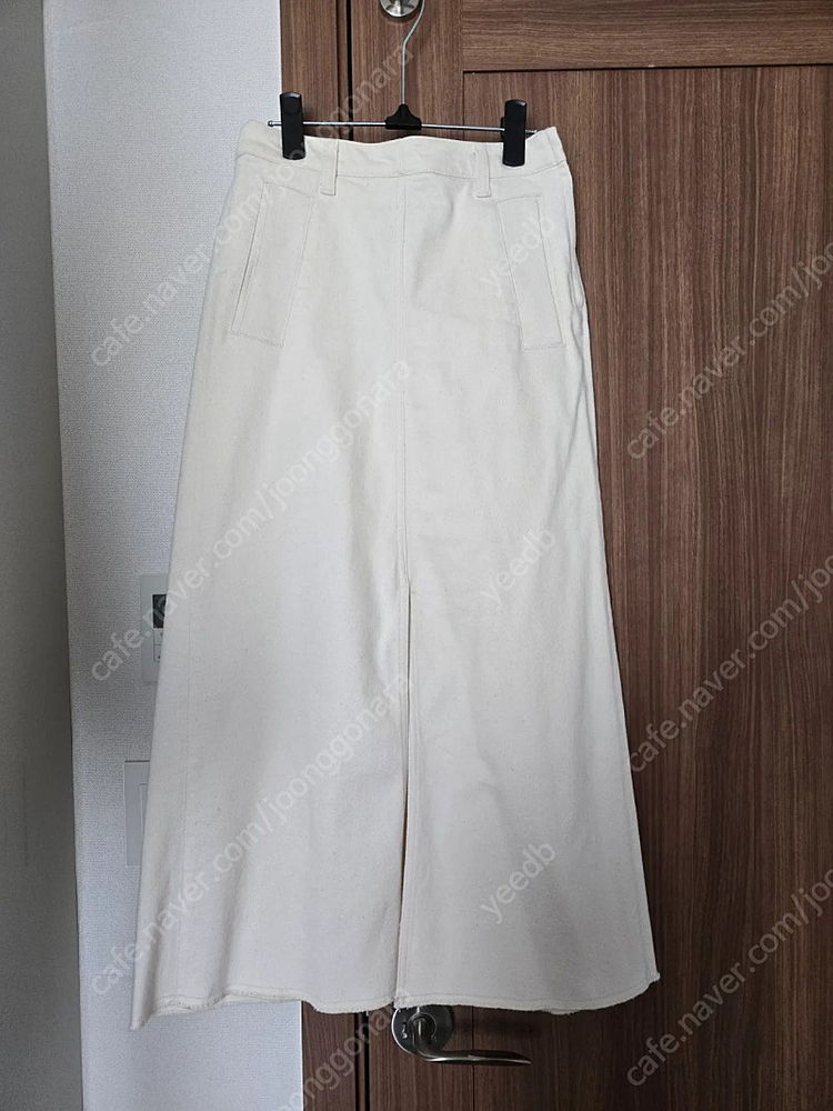 한섬 타임 TIME 슬릿 데님 스커트 오트밀 롱스커트 더캐시미어 랑방 시스템 마인 가디건 니트 팬츠 원피스 자켓 셔...--6