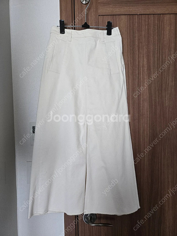 한섬 타임 TIME 슬릿 데님 스커트 오트밀 롱스커트 더캐시미어 랑방 시스템 마인 가디건 니트 팬츠 원피스 자켓 셔...--6