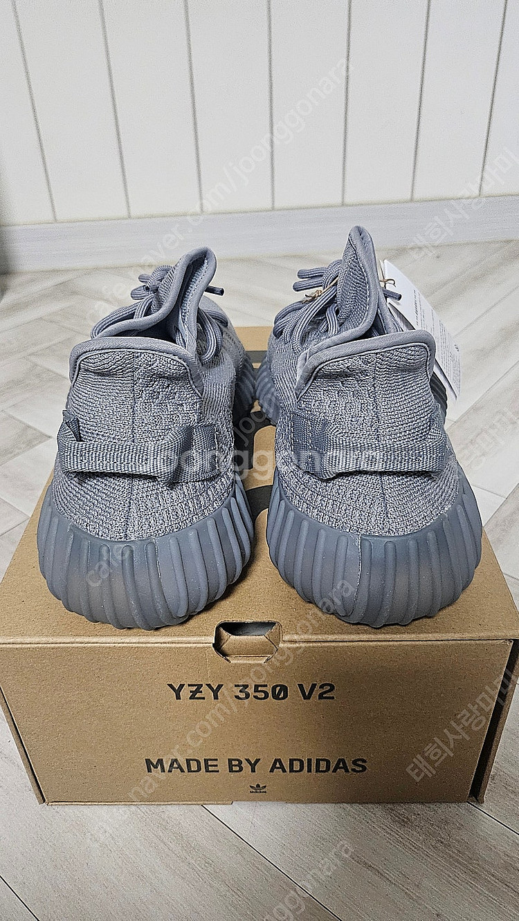 아디다스 이지부스트 350 V2스틸그레이 285 새상품...--1