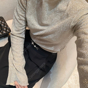 [바이씨니][새상품] 제작 글리터티 베이지