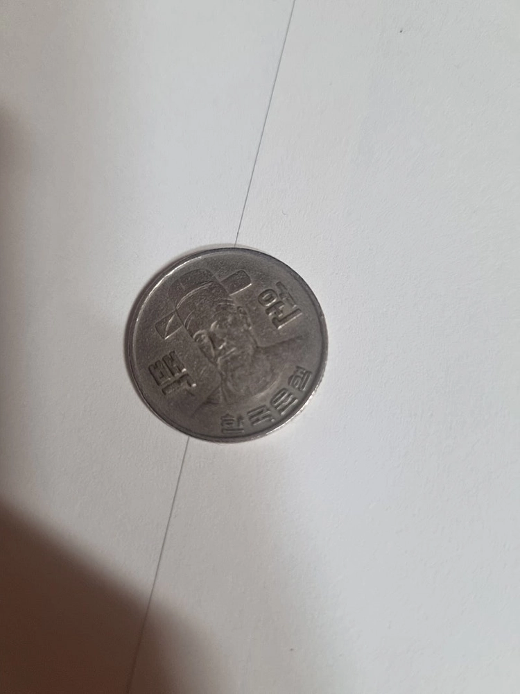 1978년 100원 동전 그외 해외 동전 이미지