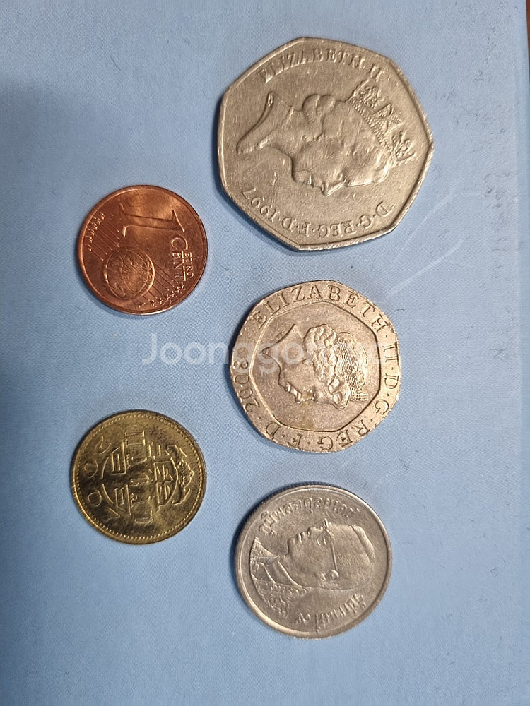 1978년 100원 동전 그외 해외 동전--2