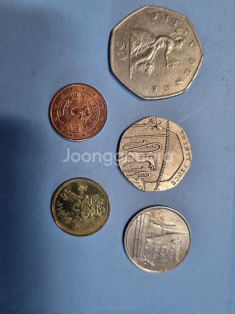 1978년 100원 동전 그외 해외 동전--3