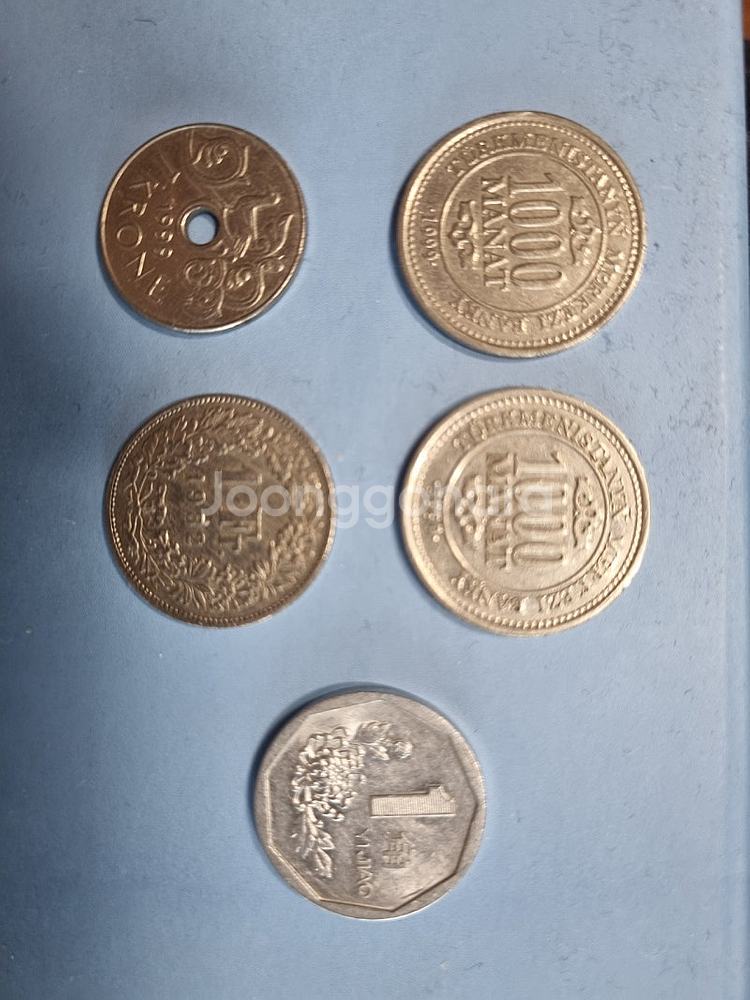 1978년 100원 동전 그외 해외 동전--5