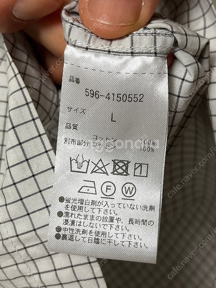 마가렛호웰 MHL 반팔 체크셔츠 L--2