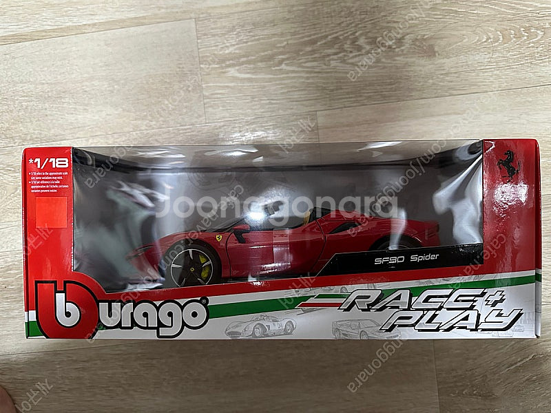 Bburago 1:18 페라리 SF90 Spider 판...--0