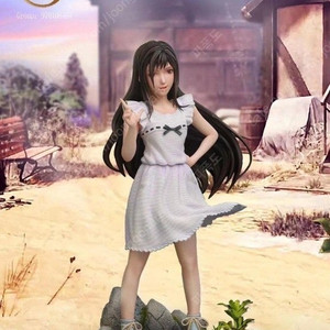 가격인하) 드래곤 스튜디오 파판 파이널판타지 티파 어린시절 레진 피규어 미소녀 스테츄 정품